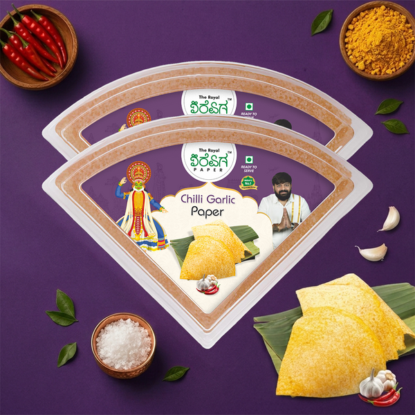 Chilli Garlic Paper Dosa – Ready-to-Eat