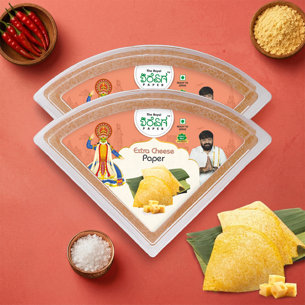 Extra Cheese Paper Dosa – Ready-to-Eat