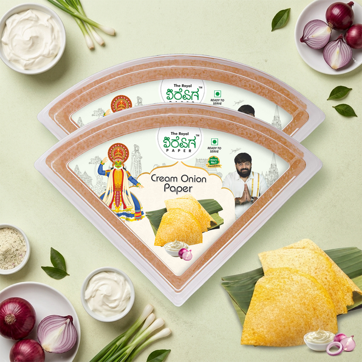 Cream Onion Paper Dosa – Ready-to-Eat