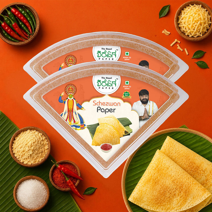 Schezwan Paper Dosa – Ready-to-Eat