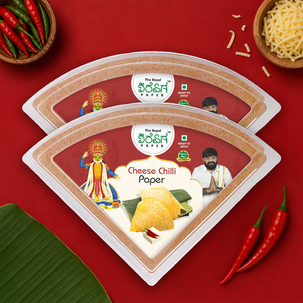 Cheese Chilli Paper Dosa – Ready-to-Eat
