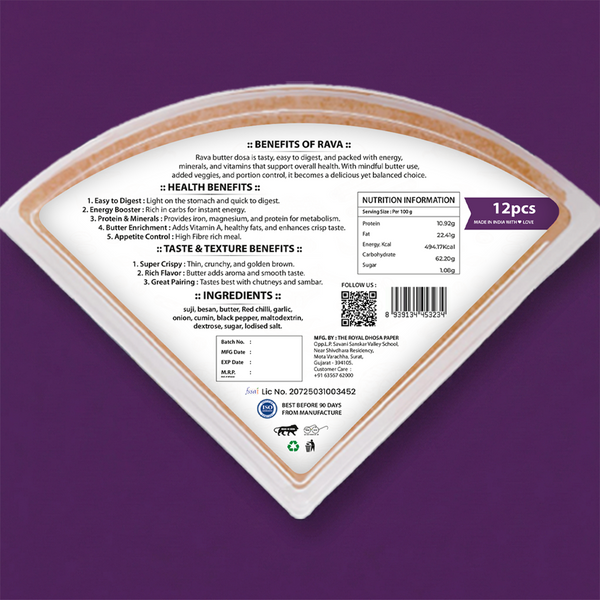 Chilli Garlic Paper Dosa – Ready-to-Eat