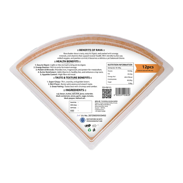 Panjabi Tadka Paper Dosa – Ready-to-Eat