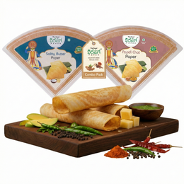 Salty Butter & Papdi Chat Dosa Paper