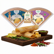 Salty Butter & Mexican Salsa Dosa paper