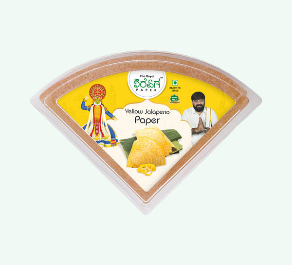 Yellow Jalapeno Paper Dosa