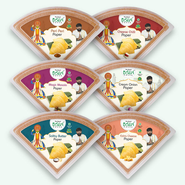 Royal Mega Bestseller | Salty Butter, Magic Masala, Peri Peri, Cheese Chilli, Cream & Onion, Extra Cheese