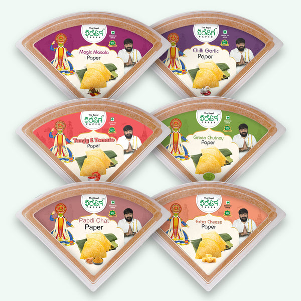 Delhi Chatpata Box | Papdi Chaat, Tangy Tomato, Magic Masala, Chilli Garlic, Green Chutney, Extra Cheese