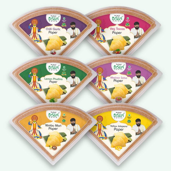 Flavour Adventure Box | Nimbu Mari, Lemon Pudina, Chilli Garlic, Veg Tacos, Mexican Salsa, Yellow Jalapeno