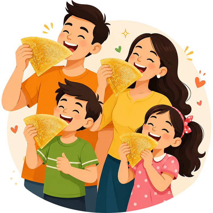 rava dosa paper vector